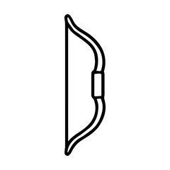 bow line icon vector on white background 
Vector gun icon on white background