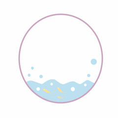 Cute Doodles Border Frame Hand Drawing