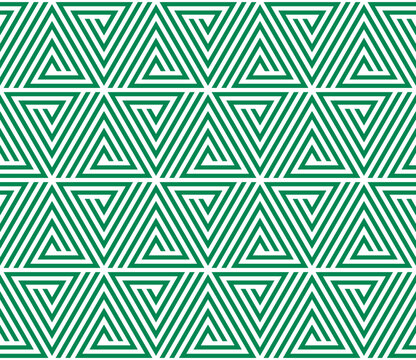 rhombus and triangle pattern of nigeria flag. geometric background for decoration and etc. vector illustration