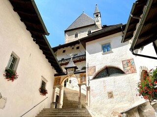 Italian hilltop monastery church