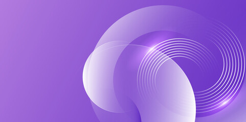 Modern abstract gradient background. Vibrant purple gradient abstract background with circular motion. Geometric stripe line art design for poster, brochure, cover, website, web banner, presentation. 