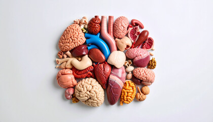 collection of human internal organs