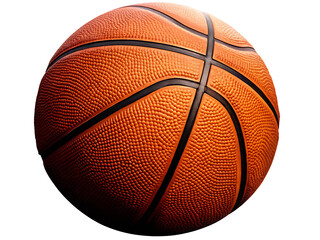 basketball isolated on white background PNG, ai generated