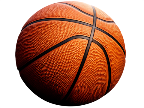  basketball isolated on white background PNG, ai generated