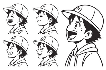 -vector-anime-character-set-of-emotional-expressio