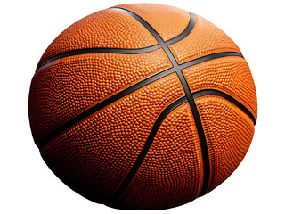  basketball isolated on white background PNG, ai generated