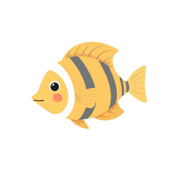 Cute Cartoon Themed Tropical Fish