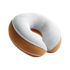 PNG Travel Pillow Ergonomic Neck Support for Comfortable Journeys against transparent Background