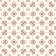 Fototapeta premium seamless pattern with floral elements