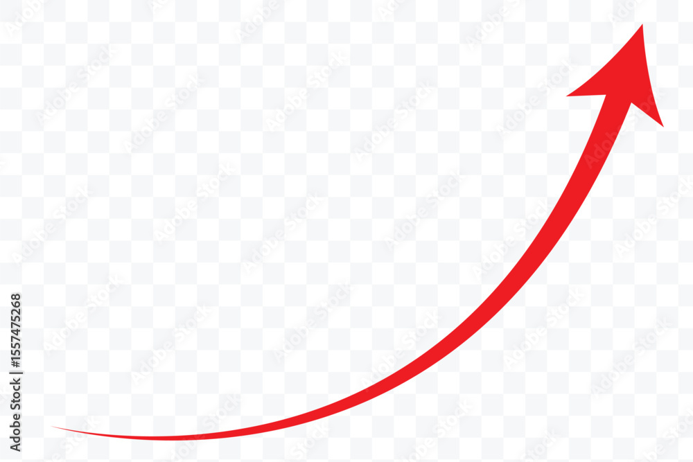 Poster long curve arrow icon. long arrow. curved arrow icon isolated on white background. long curve arrow 