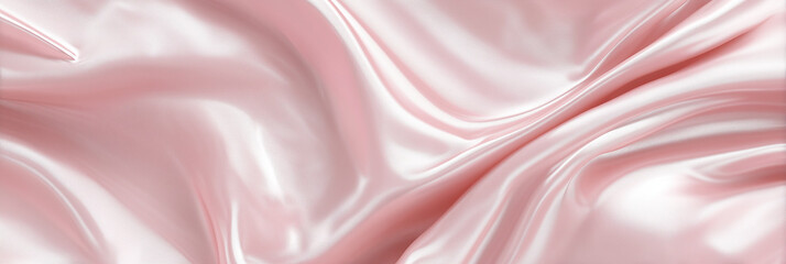 Obraz premium A seamless pale pink silk texture with a minimalist design and a smooth glossy surface.