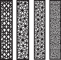 
Intricate Laser Cut Panel Vector Bundle