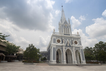 Nativity of Our Lady Cathedral, Bang Nok Khwaek ,One of the most beautiful Catholic churches in Thailand	
