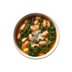 Delicious White Bean and Kale Soup in a Bowl