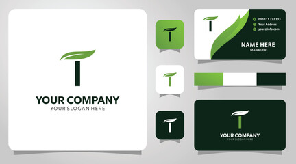 Eco friendly logo design business branding identity template