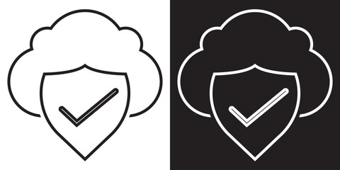 Cloud computing  icon. vector illustration. EPS 10/AI