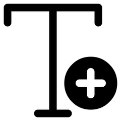 add text icon