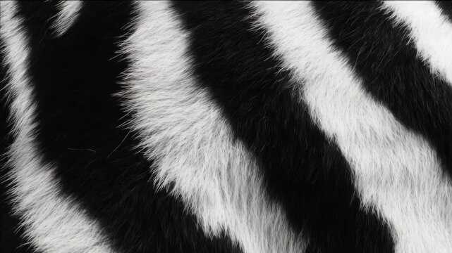 A close-up of zebra stripes with a textured, vivid design.