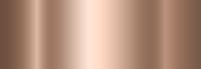 Shimmering beige metallic gradient. Abstract background with gradient effect, metallic, foil texture. Vector illustration.