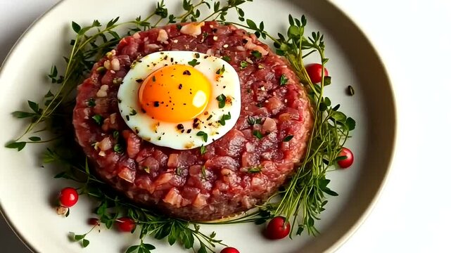 Steak Tartare with Fried Egg Recipe
