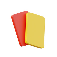 yellow and white 3d icon car illustration