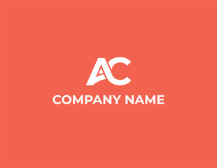Monogram A and C Modern Logo