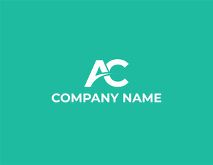 Monogram A and C Modern Logo