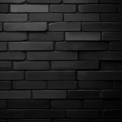 Obraz premium Black brick wall texture. Abstract background for design with copy space. --profile 773ghdn.