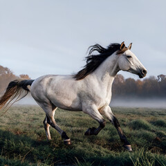 Fototapeta premium horse in the field