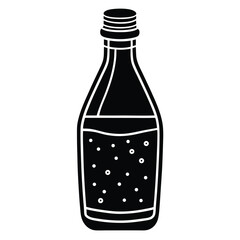 Reusable Coffee Bottle Illustration