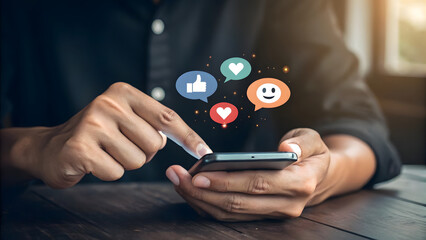 Man holding remote control