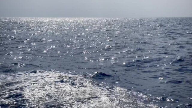 Thailand, Andaman Sea, sailing on the sparkling sea
