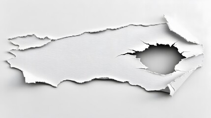 Torn Paper with Hole Abstract Background Texture