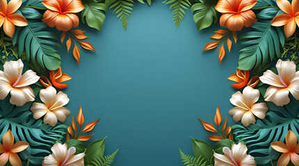 Vibrant Botanical Background Design"

