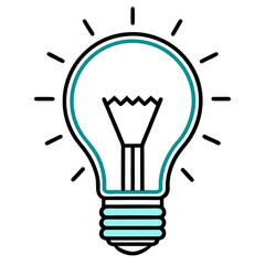 light bulb vector icon