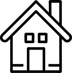 Home vector art on white background