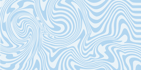 Abstract background seamless pattern with colorful waves. Trendy vector illustration in retro psychedelic style