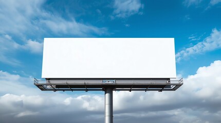 Blank billboard mock up