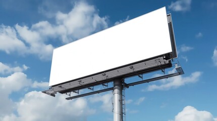 Blank billboard mock up