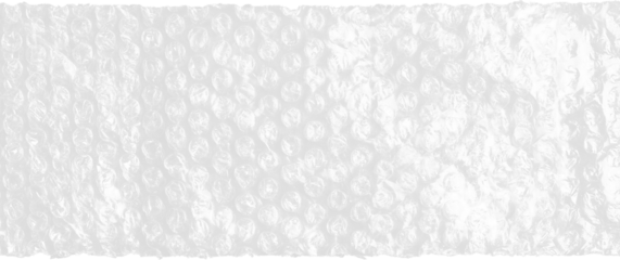 plastic transparent cellophane bag on white background. The texture looks blank and shiny. The plastic surface is wrinkly and tattered making abstract pattern