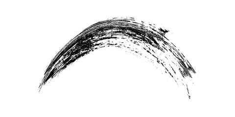 Brush strokes templates, vector grunge paintbrush desing