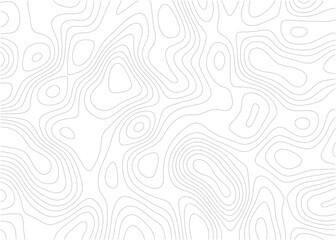 Abstract topographic map illustration portrait