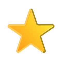 Fototapeta premium Gold star vector