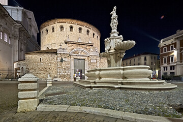 Brescia: the Medieval Cathedral of the Duomo Vecchio. Lombardy, Italy.