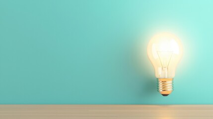 Lightbulb icon shining on a marketing presentation screen, signaling fresh strategy.