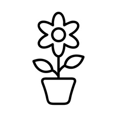flower in pot