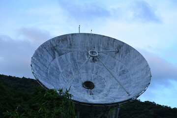 Parabolic antenna.
