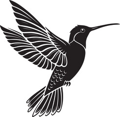 Hummingbird Silhouette – delicate and graceful