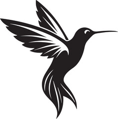 Hummingbird Silhouette – delicate and graceful