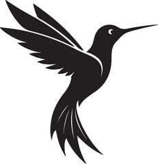 Hummingbird Silhouette – delicate and graceful